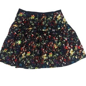 GAP Multicolor Floral Skater Skirt